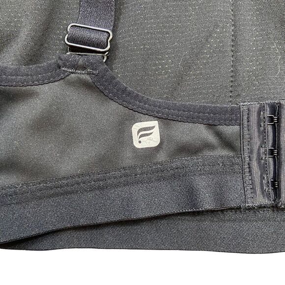 Fabletics Joliet High Impact Sports Bra Black and Yellow Size XL - Picture 6 of 14